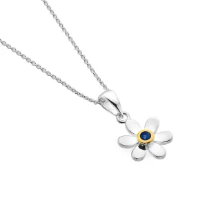September Birthstone Daisy Pendant