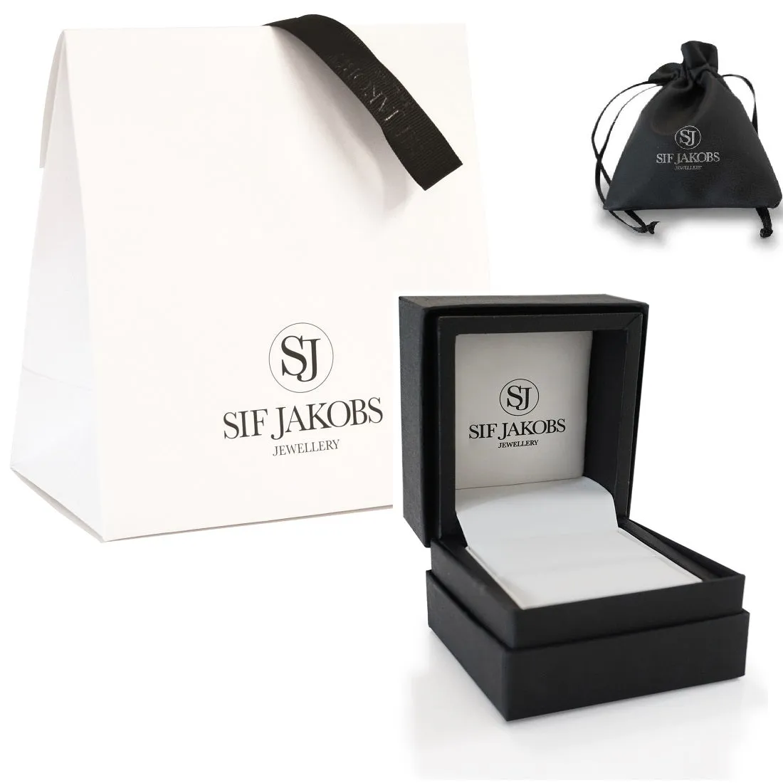 Sif Jakobs Sterling Silver Plated Earrings Imperia Piccolo
