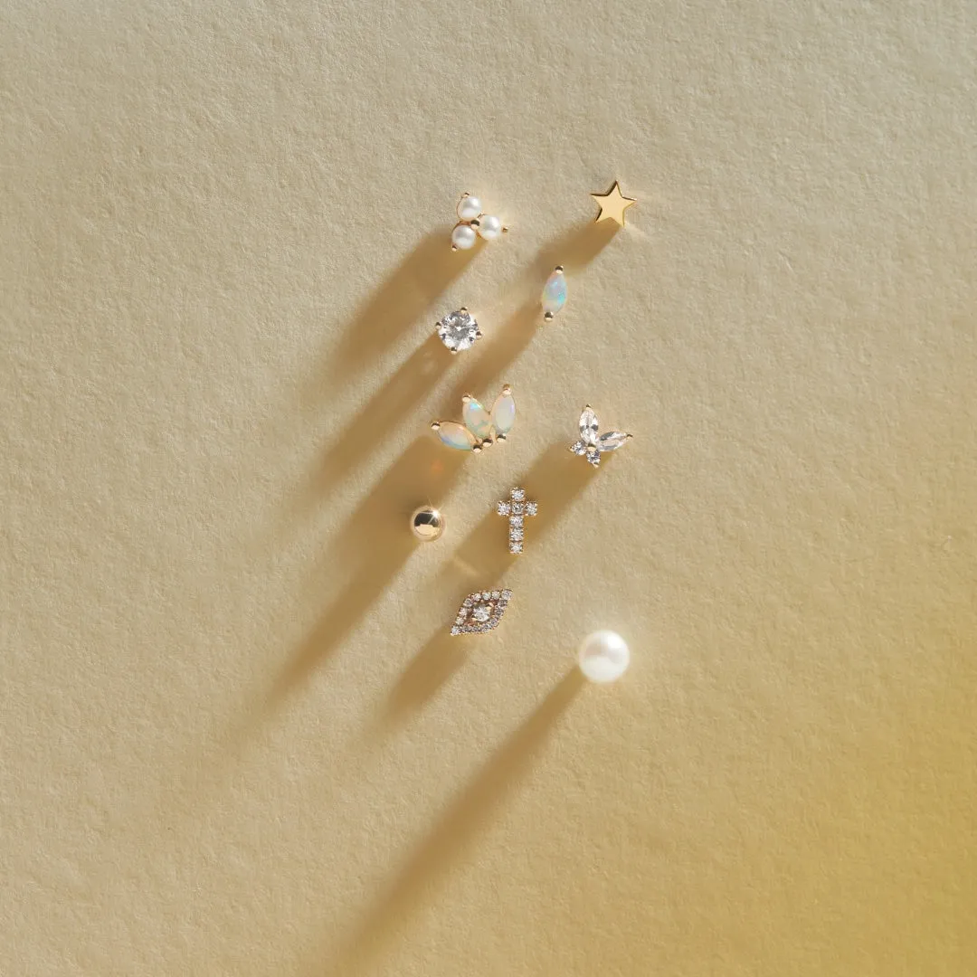 SKIPPER - Flat Back Earring