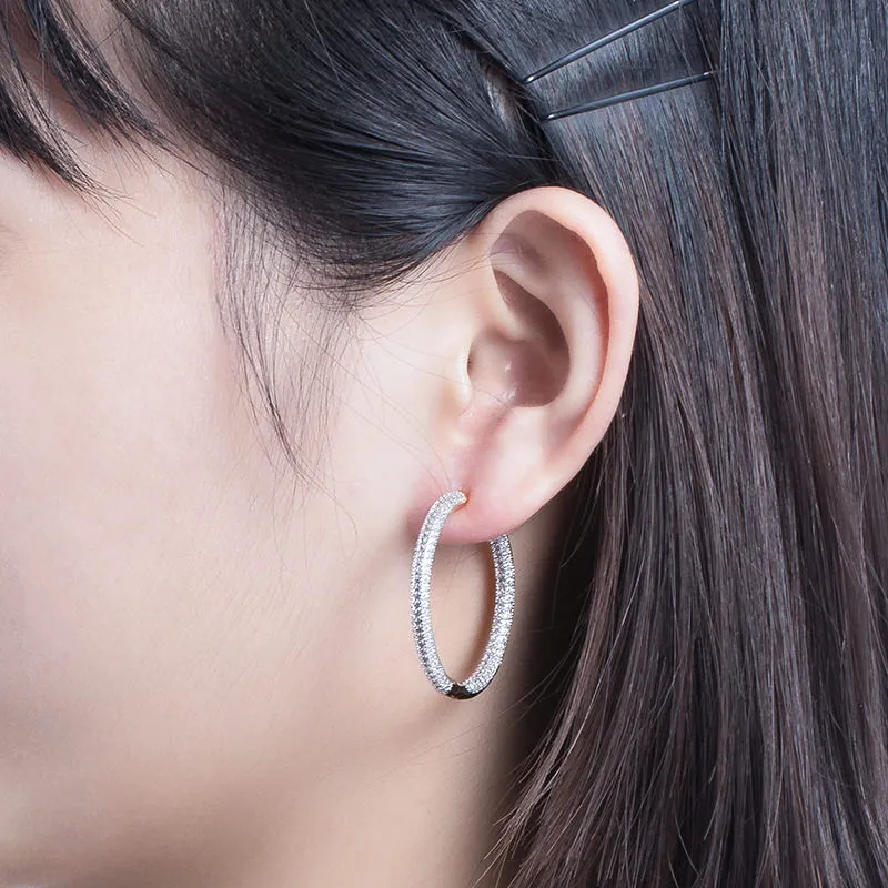 SKMEI LKN006 Circle Hoop Earrings for Women