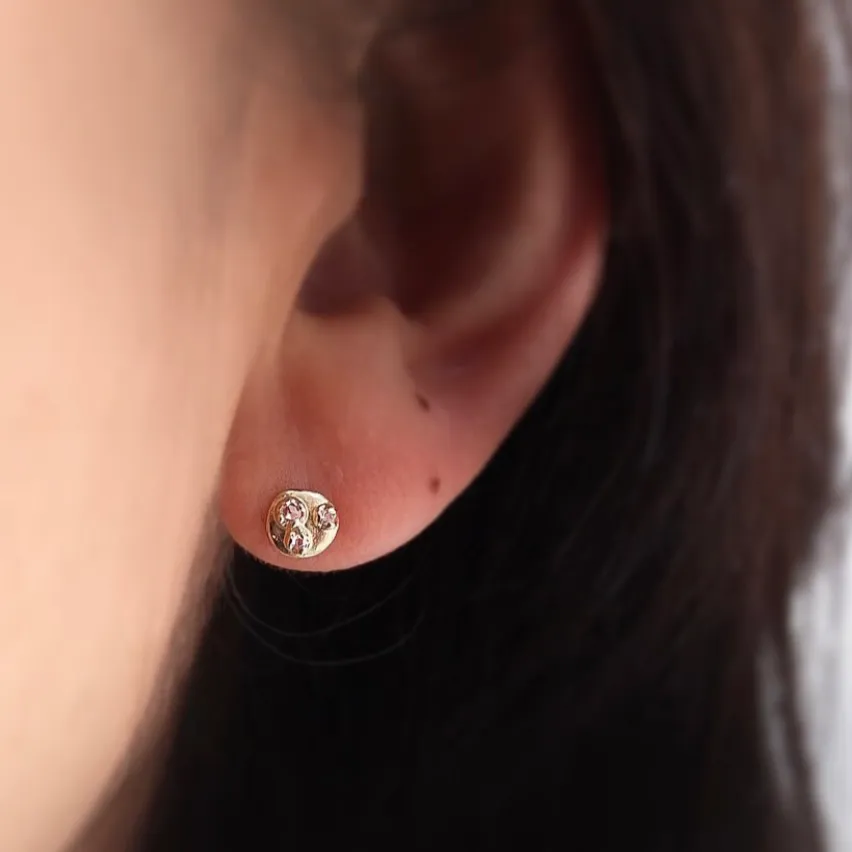 Small Shield Earrings