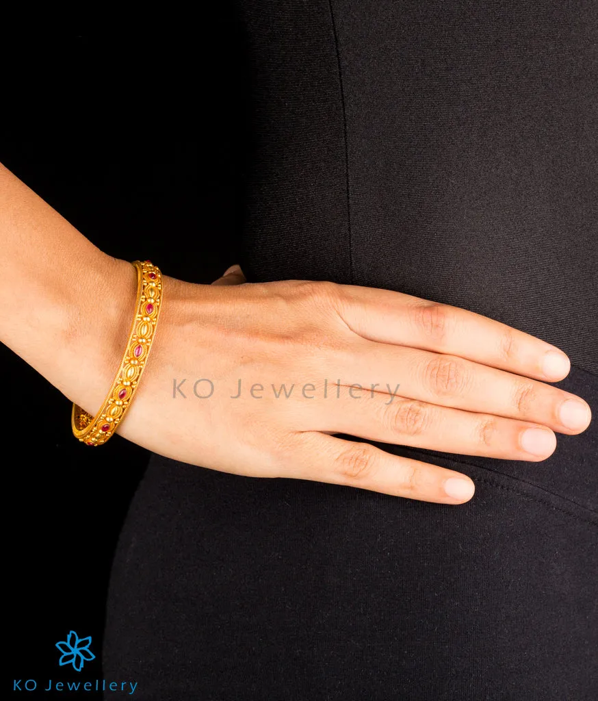 The Moha Silver Bangle (Size/2.2/2.4/2.6/2.8)