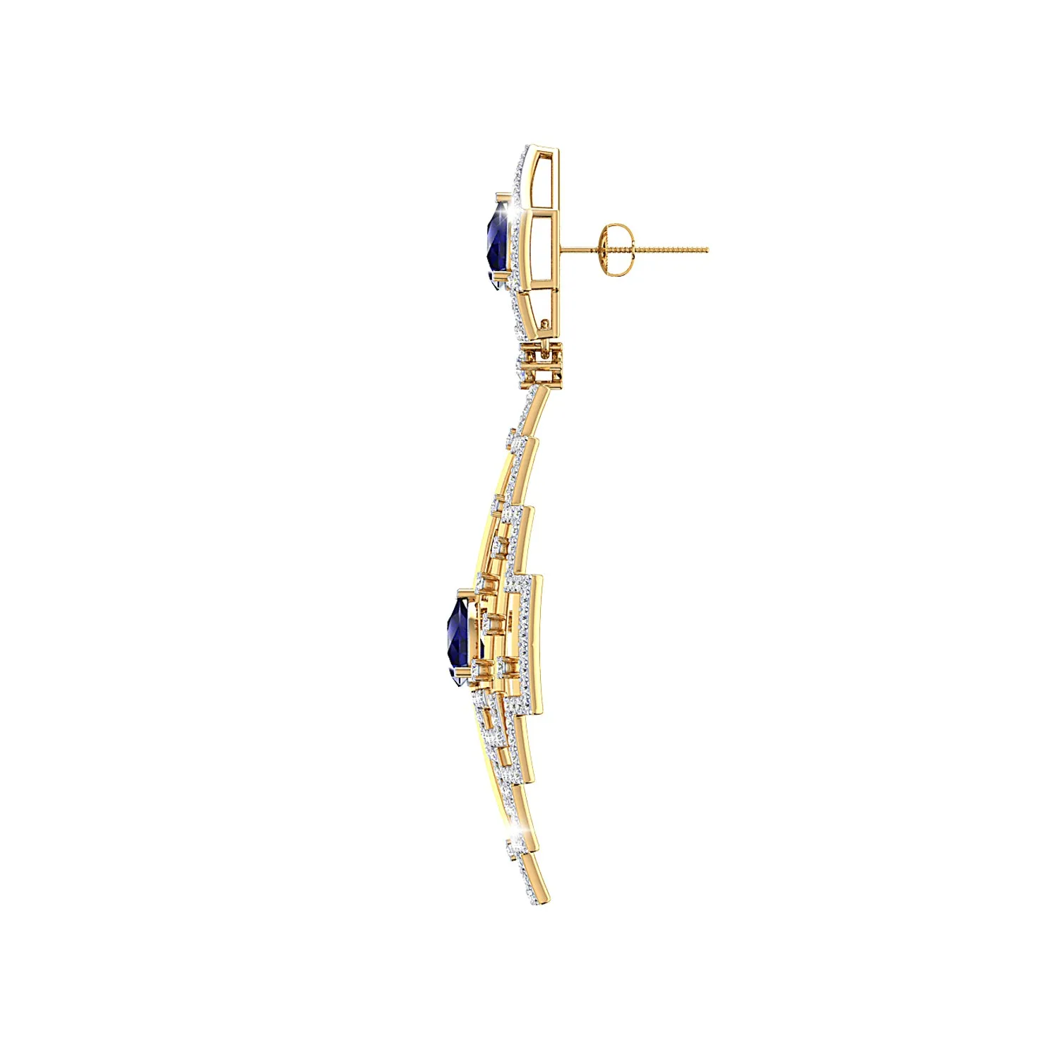 THE SAPPHIRE ECLECTICA DANGLERS