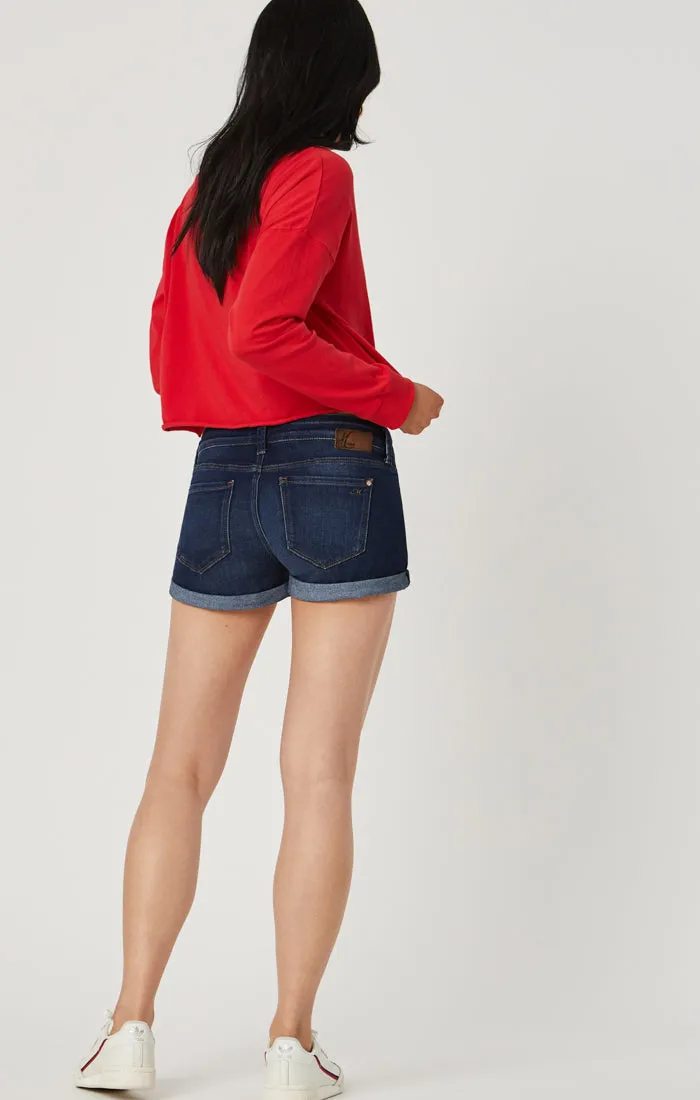 TIARA SHORTS IN INDIGO BELTOWN