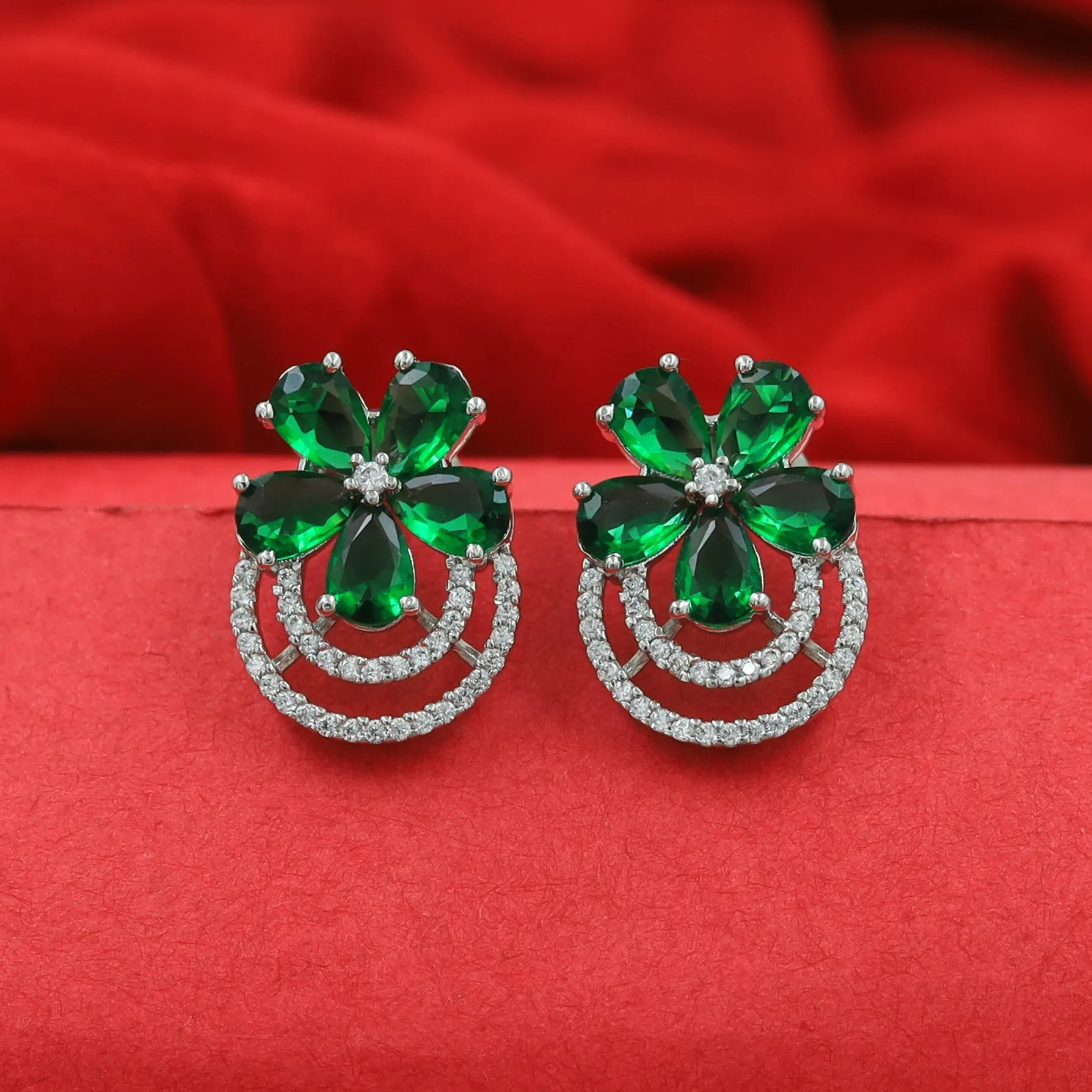 Tops/Studs Zircon/AD Earring 16287-69