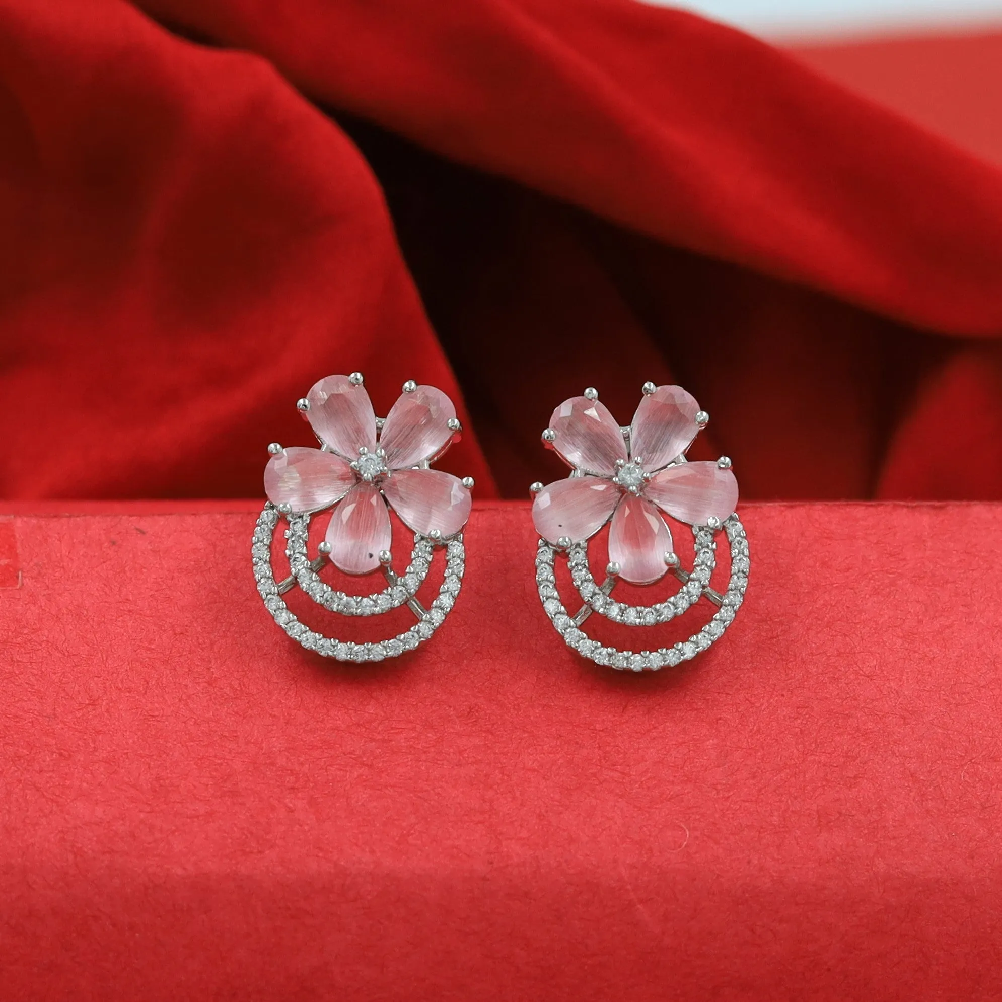 Tops/Studs Zircon/AD Earring 16287-69
