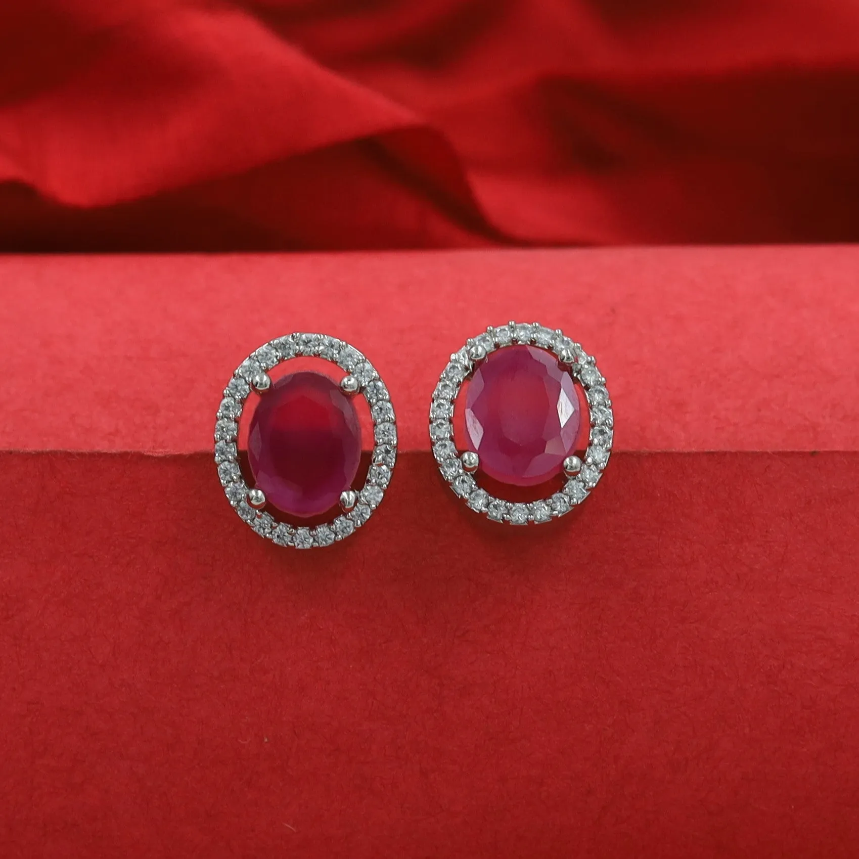 Tops/Studs Zircon/AD Earring 16288-69