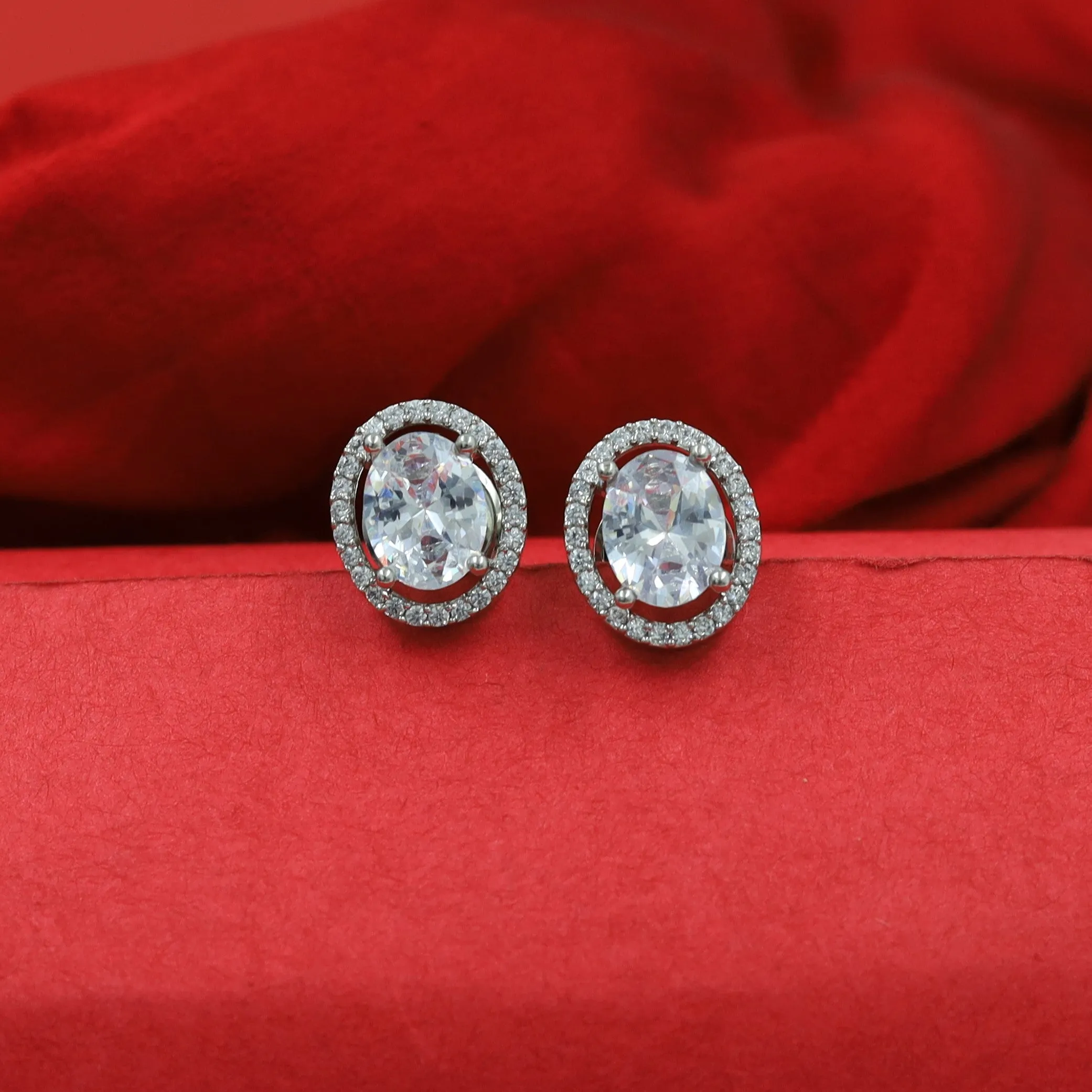 Tops/Studs Zircon/AD Earring 16288-69