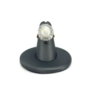 Two Tone Estate Opal Ring
