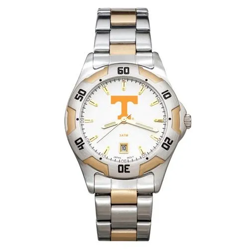 University of Tennessee All Pro Mens Watch - Gold and Silver Tone - Date Window