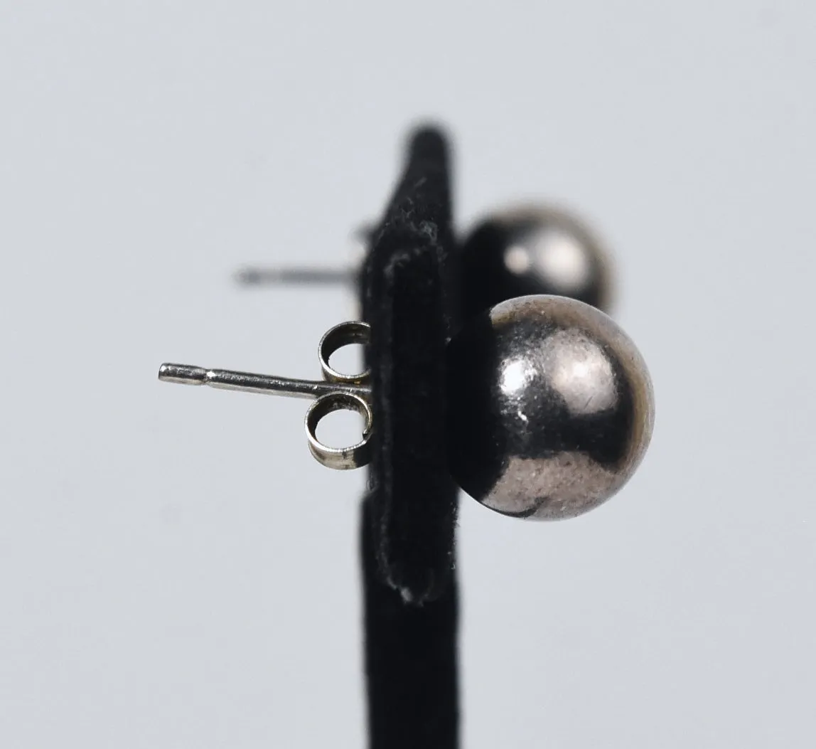 Vintage Sterling Silver Stud Earrings