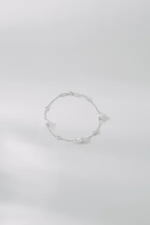 VIV | WHITE GOLD PEARL BRACELET