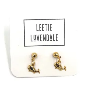 Whale Drop Deadstock Earrings