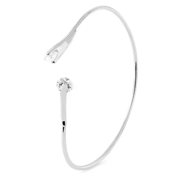 Wholesale Double drill zircon line open Bracelet JDC-BT-d103