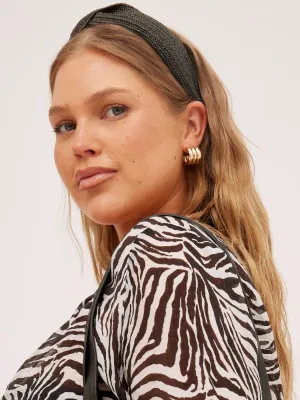 Woven Headband / Black